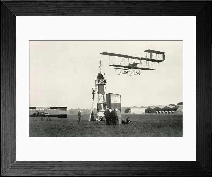 Framed Print : A First World War Maurice Farman Aviation bi-plane