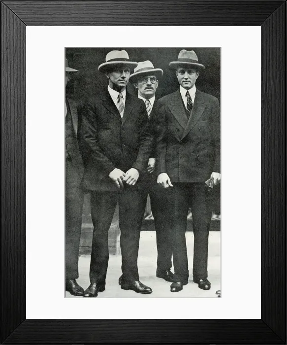 Framed Print : Floyd Bennett, left, with Admiral Richard E. Byrd, U.S. Navy Framed Print : Floyd Bennett, left, with Admiral Richard E. Byrd, U.S. Navy