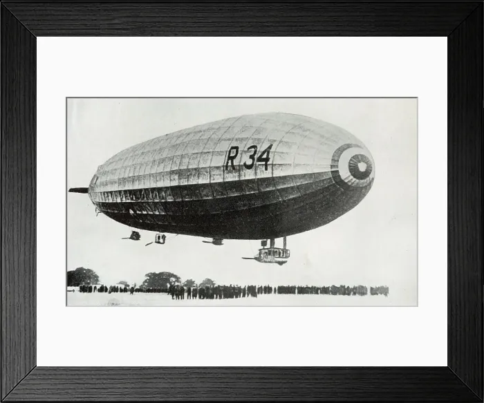 Framed Print : His Majesty's Airship R.34 Framed Print : His Majesty's Airship R.34