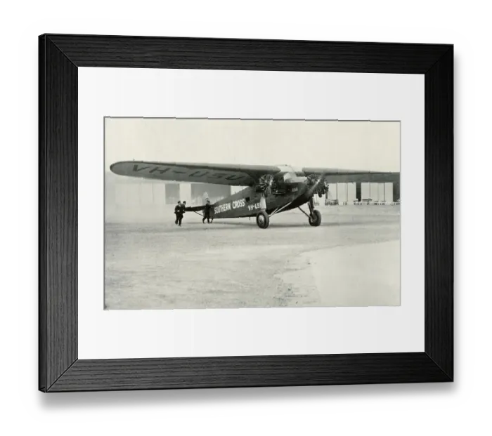 Framed Print : The Southern Cross, Fokker F.VIIb3m trimotor monoplane Framed Print : The Southern Cross, Fokker F.VIIb3m trimotor monoplane