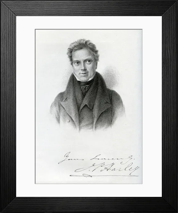 Framed Print : John Pritt Harley, 19th century English comic actor, singer Framed Print : John Pritt Harley, 19th century English comic actor, singer