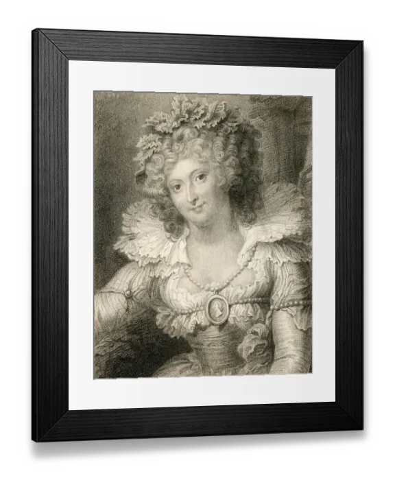 Framed Print : Mrs Maria Anne Fitzherbert morganatic wife of King George IV Framed Print : Mrs Maria Anne Fitzherbert morganatic wife of King George IV