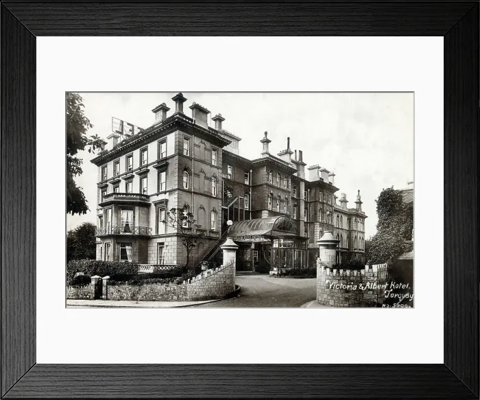 Framed Print : The Victoria and Albert Hotel, Torquay, Devon Framed Print : The Victoria and Albert Hotel, Torquay, Devon