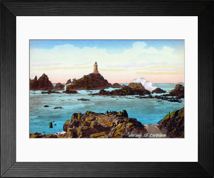 Framed Print : Jersey, Channel Islands - Corbiere Lighthouse Framed Print : Jersey, Channel Islands - Corbiere Lighthouse