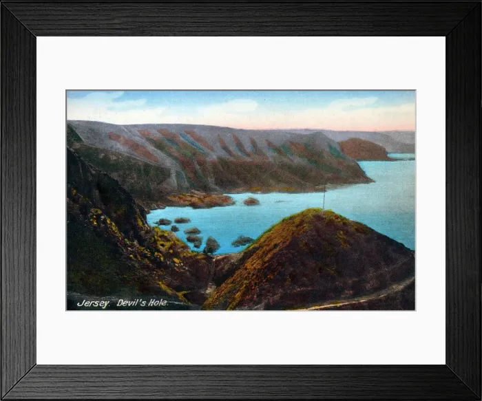 Framed Print : Jersey, Channel Islands - Devil's Hole Framed Print : Jersey, Channel Islands - Devil's Hole
