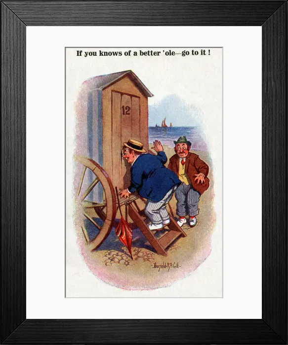 Framed Print : If you knows of a better ole - go to it! McGill postcard Framed Print : If you knows of a better ole - go to it! McGill postcard