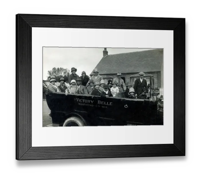 Framed Print : Charabanc Tour - Victory Belle - Southend-on-Sea Framed Print : Charabanc Tour - Victory Belle - Southend-on-Sea