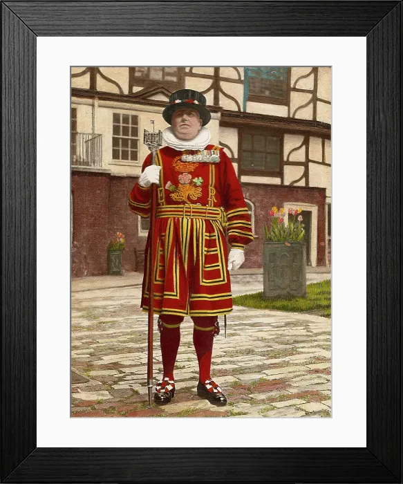 Framed Print : Yeoman Warder, Tower of London, London Framed Print : Yeoman Warder, Tower of London, London