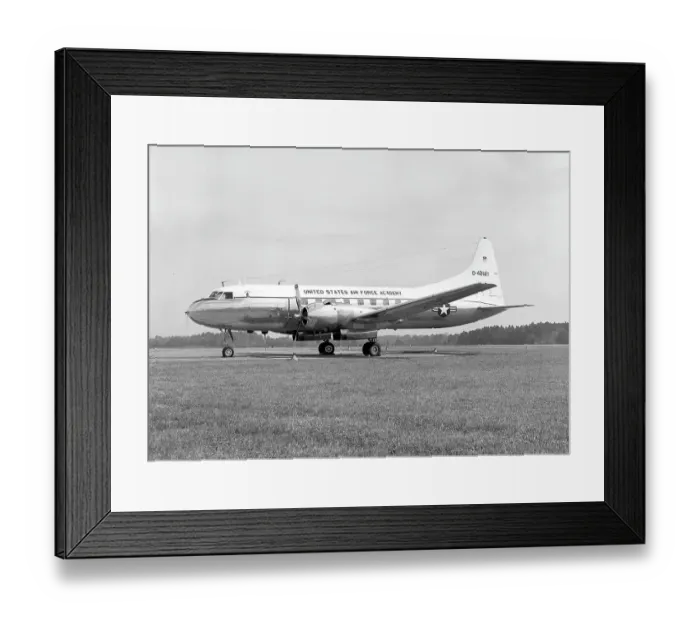 Framed Print : Convair C-131D 54-2821 Framed Print : Convair C-131D 54-2821