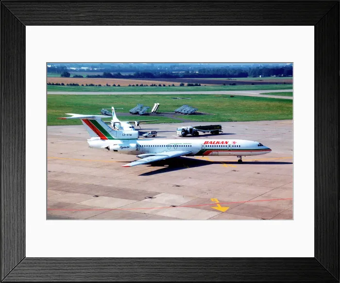 Framed Print : Tupolev Tu-154B LZ-BTM