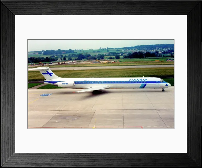 Framed Print : McDonnell Douglas MD-83 OH-LPG Framed Print : McDonnell Douglas MD-83 OH-LPG