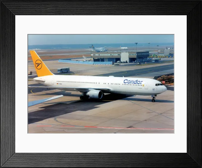 Framed Print : Boeing 767-330 (ER) D-ABUZ Framed Print : Boeing 767-330 (ER) D-ABUZ