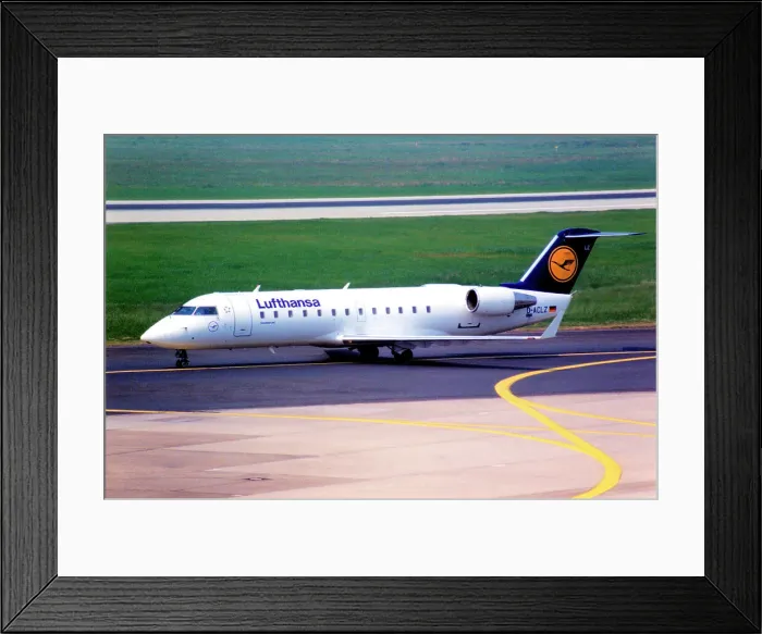 Framed Print : Canadair CRJ-100LR D-ACLZ Framed Print : Canadair CRJ-100LR D-ACLZ