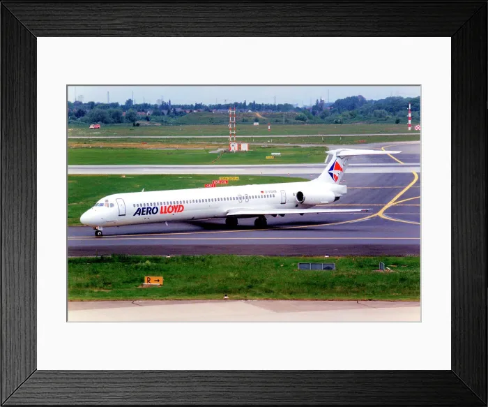 Framed Print : McDonnell Douglas MD-83 D-AGWB Framed Print : McDonnell Douglas MD-83 D-AGWB
