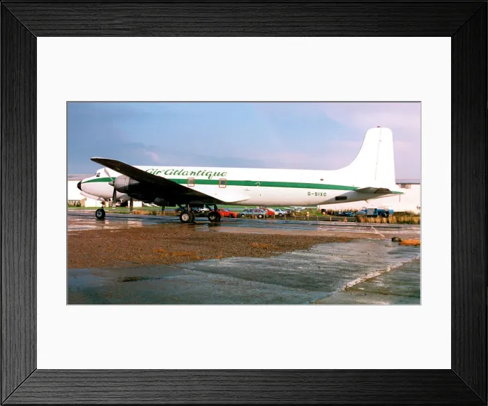 Framed Print : Douglas DC-6A / B G-SIXC Framed Print : Douglas DC-6A / B G-SIXC