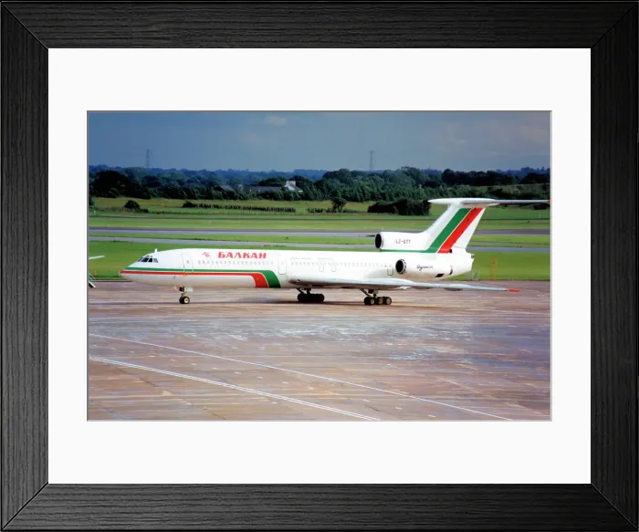 Framed Print : Tupolev Tu-154B-2 LZ-BTT Framed Print : Tupolev Tu-154B-2 LZ-BTT