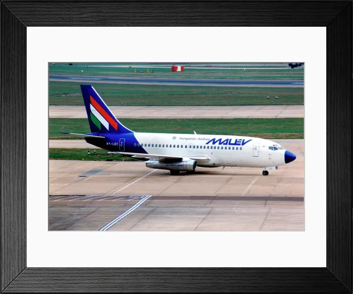 Framed Print : Boeing 737-2T5 HA-LEC Framed Print : Boeing 737-2T5 HA-LEC