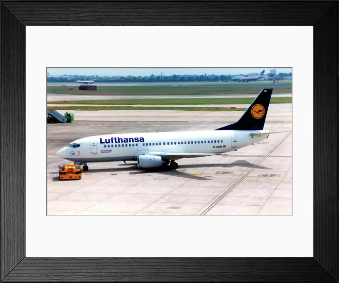 Framed Print : Boeing 737-330 D-ABXI Berchtesgaden Framed Print : Boeing 737-330 D-ABXI Berchtesgaden
