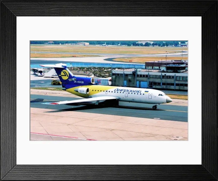 Framed Print : Yakovlev Yak-42D UR-42426