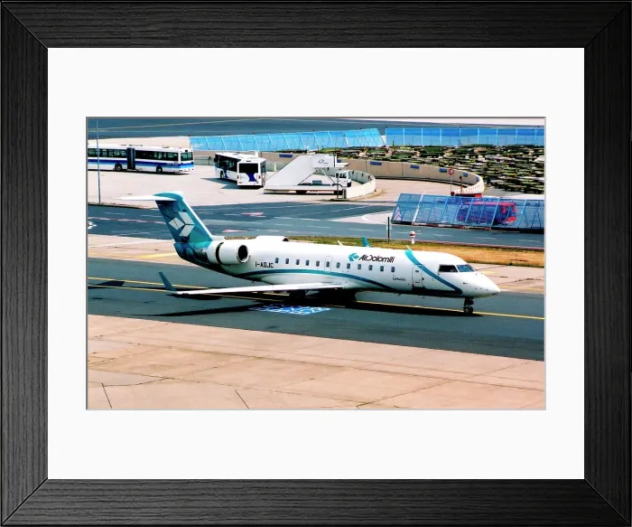 Framed Print : Canadair CRJ-200 I-ADJC Framed Print : Canadair CRJ-200 I-ADJC