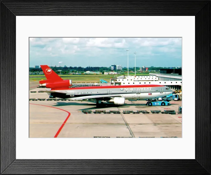 Framed Print : McDonnell Douglas DC-10-30 N235NW Framed Print : McDonnell Douglas DC-10-30 N235NW