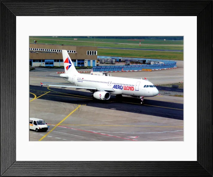 Framed Print : Airbus A320-232 D-ALAA Framed Print : Airbus A320-232 D-ALAA