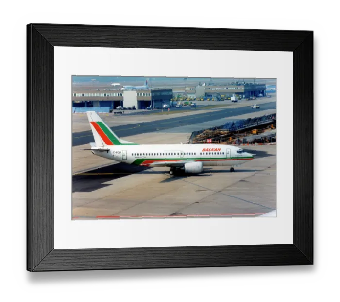 Framed Print : Boeing 737-53A LZ-BOB City of Plovdiv Framed Print : Boeing 737-53A LZ-BOB City of Plovdiv