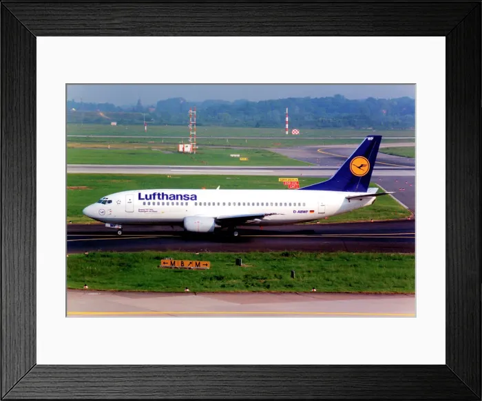 Framed Print : Boeing 737-330QC D-ABWF Framed Print : Boeing 737-330QC D-ABWF