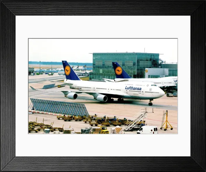 Framed Print : Boeing 747-430 D-ABVE Potsdam Framed Print : Boeing 747-430 D-ABVE Potsdam