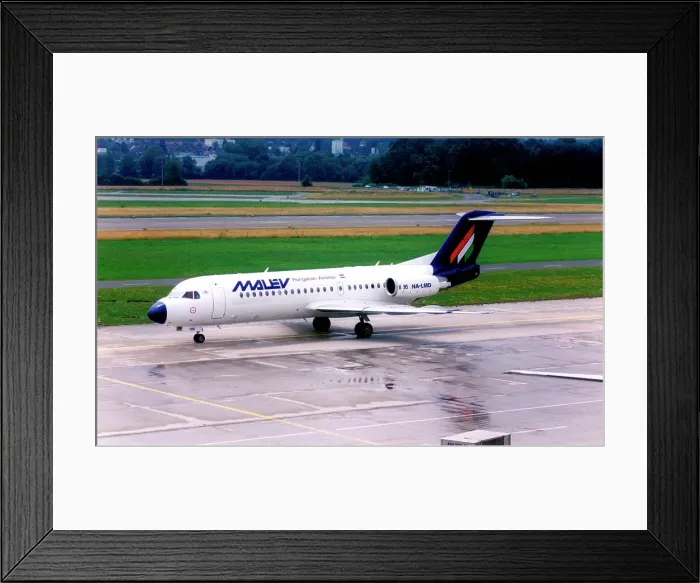 Framed Print : Fokker F70 HA-LMD Framed Print : Fokker F70 HA-LMD