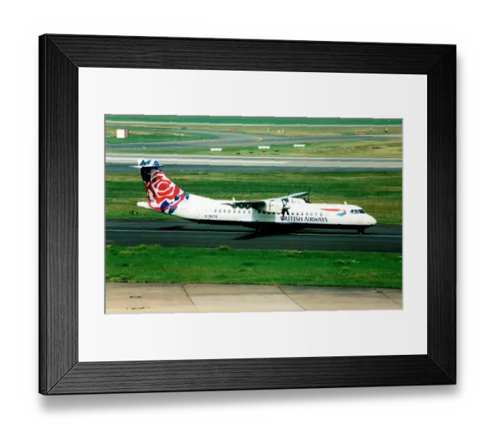 Framed Print : ATR 72-202 G-BVTK Framed Print : ATR 72-202 G-BVTK