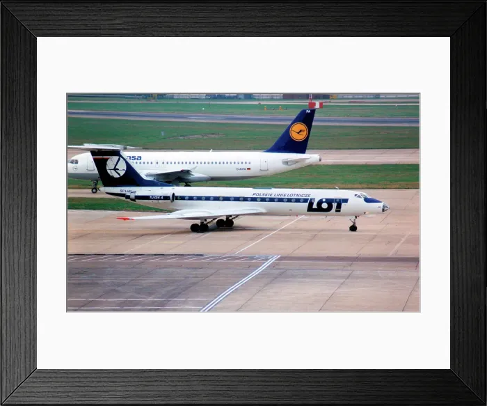 Framed Print : Tupolev Tu-134A SP-LHB Framed Print : Tupolev Tu-134A SP-LHB