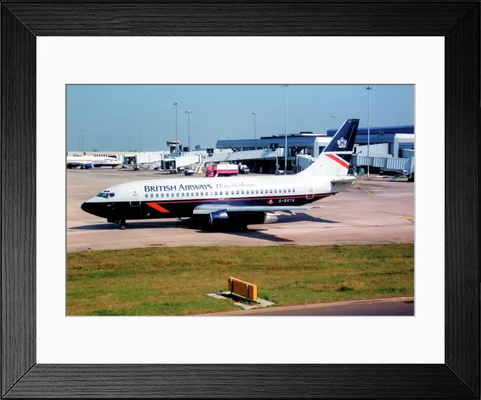 Framed Print : Boeing 737-236 G-BKYA River Derwent Framed Print : Boeing 737-236 G-BKYA River Derwent