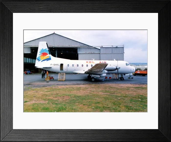 Framed Print : Hawker Siddeley 748-263 Sr2A F-GHKL Framed Print : Hawker Siddeley 748-263 Sr2A F-GHKL
