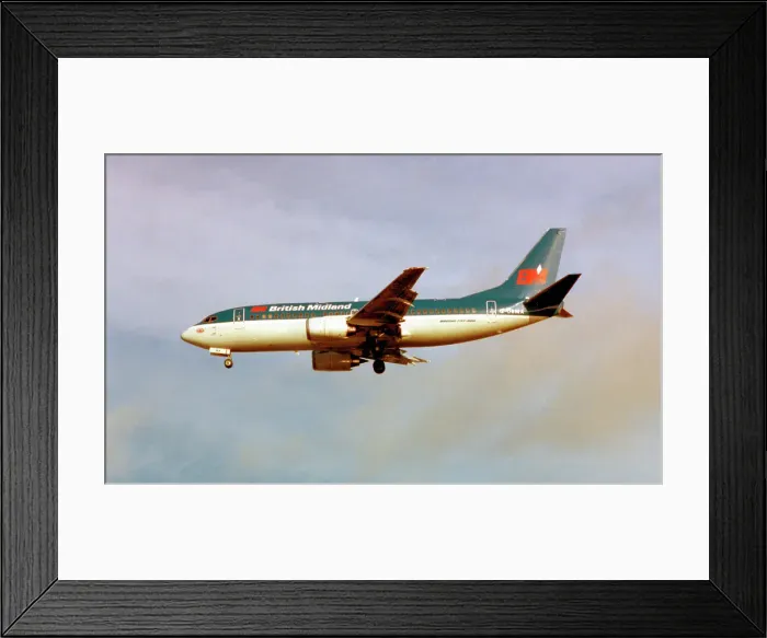 Framed Print : Boeing 737-33A G-OBMA Framed Print : Boeing 737-33A G-OBMA