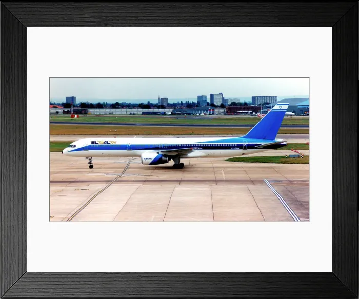 Framed Print : Boeing 757-258 4X-EBM Framed Print : Boeing 757-258 4X-EBM