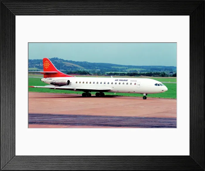 Framed Print : Sud SE-210 Super Caravelle 10B3 F-BMKS Framed Print : Sud SE-210 Super Caravelle 10B3 F-BMKS