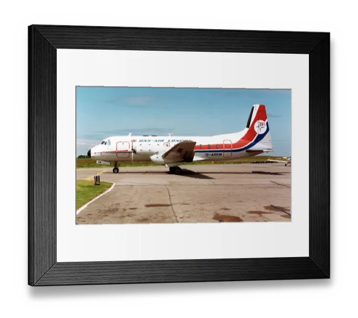 Framed Print : Hawker Siddeley 748-106 Sr1A G-ARRW Framed Print : Hawker Siddeley 748-106 Sr1A G-ARRW