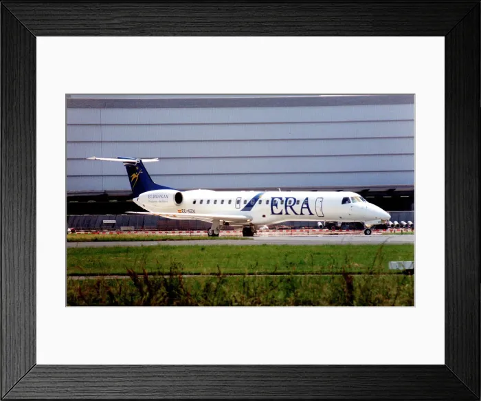 Framed Print : Embraer ERJ-145MP EC-GZU Framed Print : Embraer ERJ-145MP EC-GZU