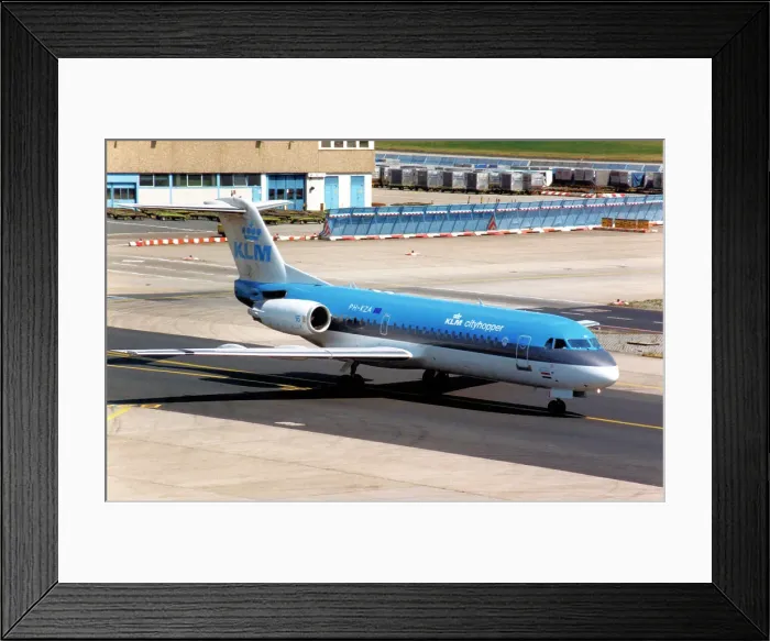 Framed Print : Fokker F70 PH-KZA Framed Print : Fokker F70 PH-KZA