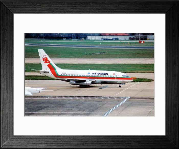 Framed Print : Boeing 737-282C CS-TEQ Vila Real