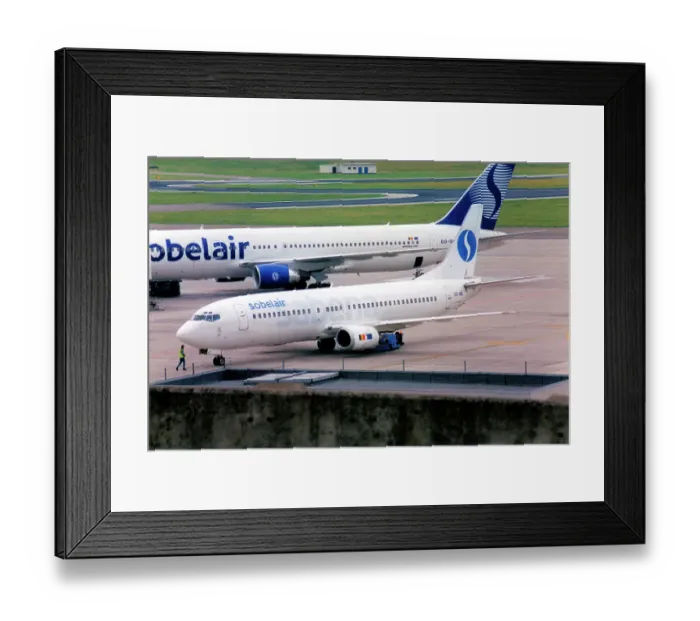 Framed Print : Boeing 737-46B OO-SBJ Framed Print : Boeing 737-46B OO-SBJ