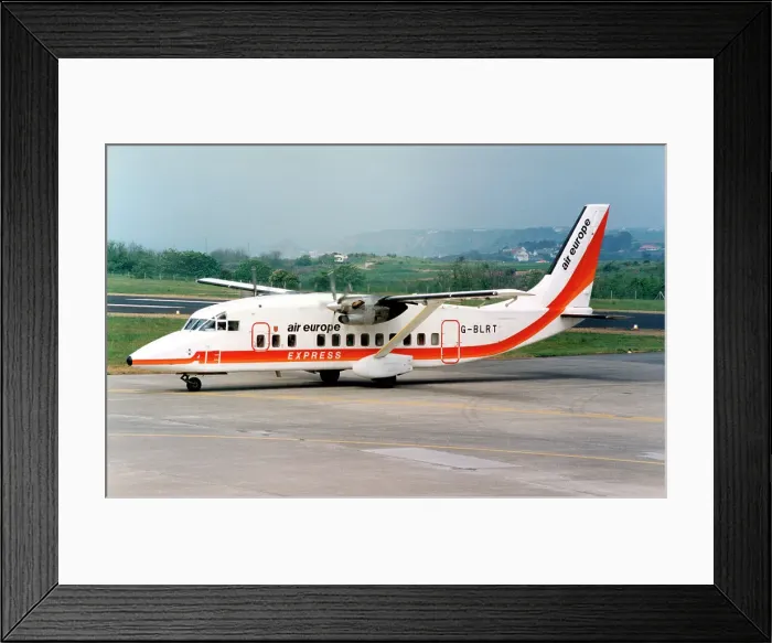 Framed Print : Short SD3-60 (100) G-BLRT Framed Print : Short SD3-60 (100) G-BLRT