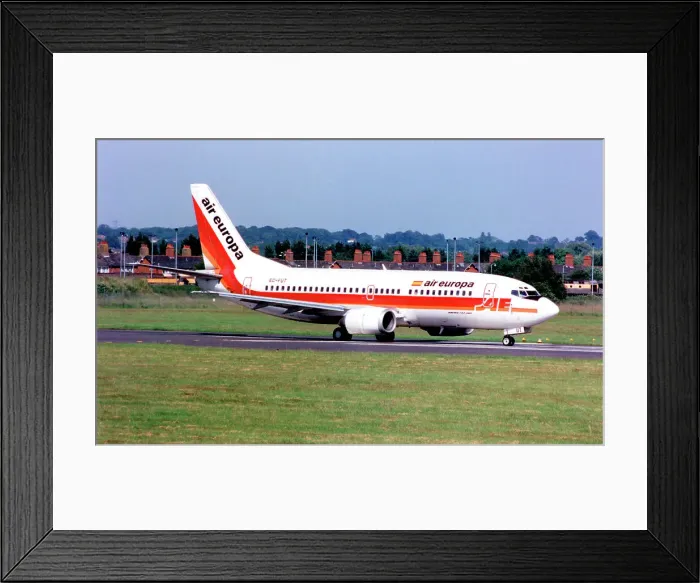 Framed Print : Boeing 737-3Q8 EC-FUT Framed Print : Boeing 737-3Q8 EC-FUT
