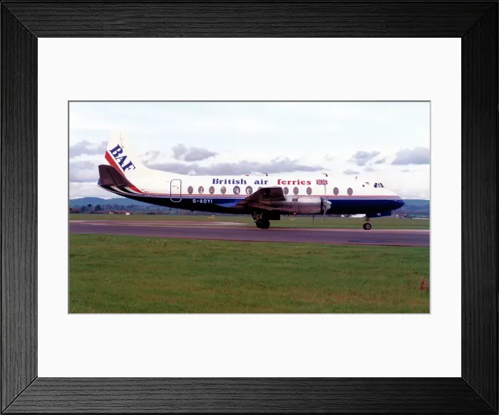 Framed Print : Vickers 806 Viscount G-AOYI Framed Print : Vickers 806 Viscount G-AOYI