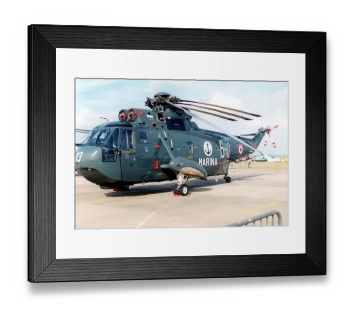 Framed Print : Agusta-Sikorsky ASH-3H Sea King MM5015N - 6-13 Framed Print : Agusta-Sikorsky ASH-3H Sea King MM5015N - 6-13