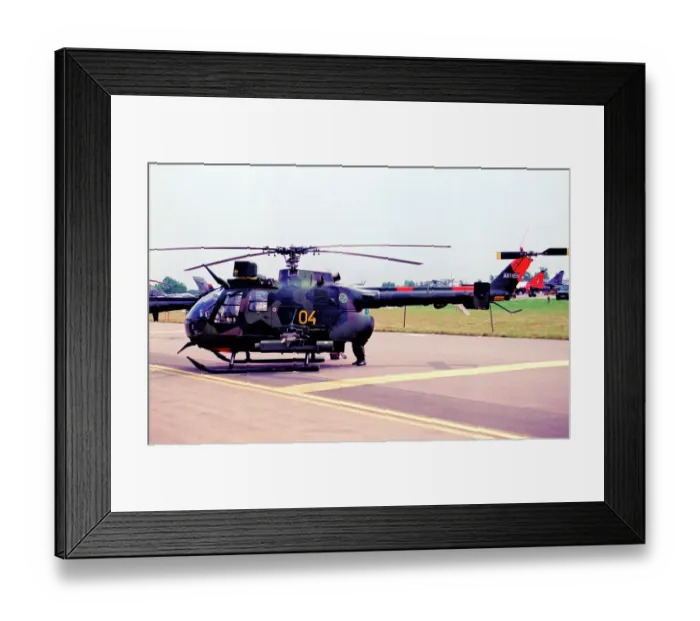 Framed Print : MBB Bo.105CB 09204 Framed Print : MBB Bo.105CB 09204