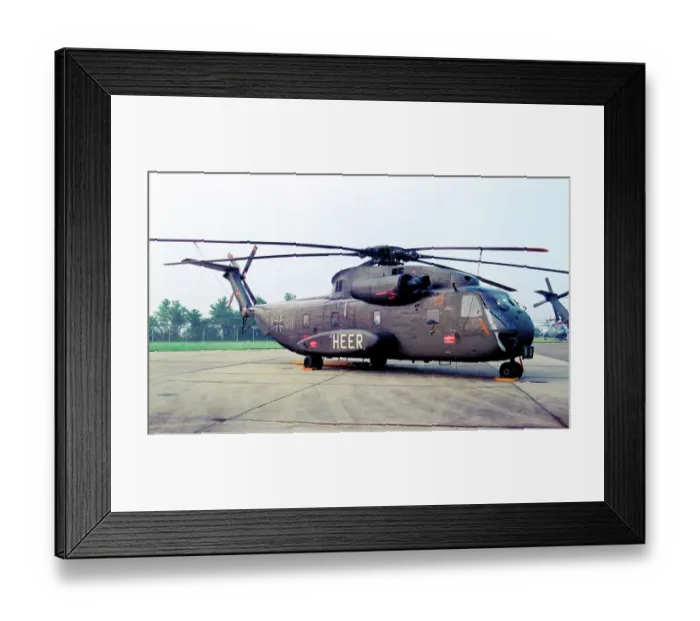 Framed Print : VFW-Fokker CH-53G Stallion 84+80 Framed Print : VFW-Fokker CH-53G Stallion 84+80