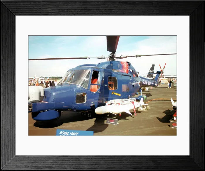 Framed Print : Westland Lynx HMA.8 XZ236 Framed Print : Westland Lynx HMA.8 XZ236