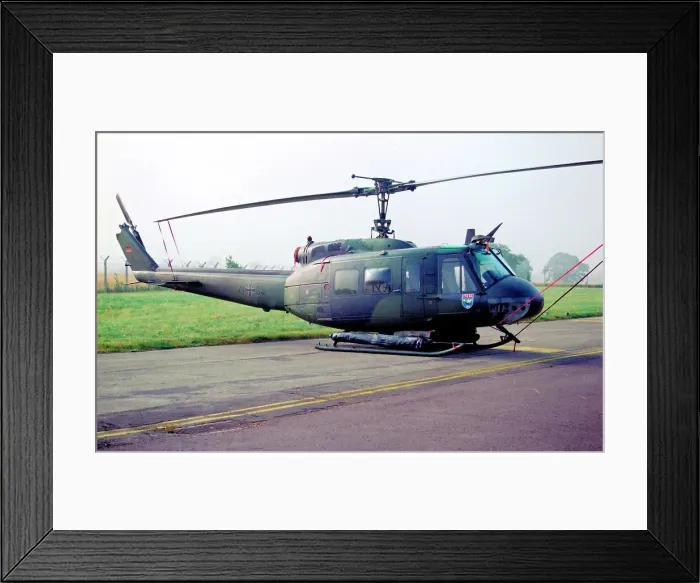 Framed Print : Bell UH-1D Iroquois 71+64 Framed Print : Bell UH-1D Iroquois 71+64